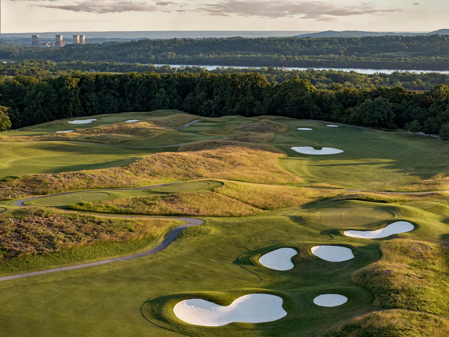 Royal Manchester Golf Links aerial view